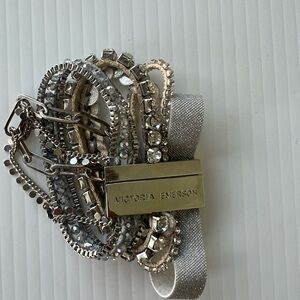 Victoria Emerson Silver and Gold Hair Accessory